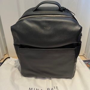 Mina Baie Leather Stevie Midi